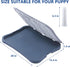 20 15.4 1.4 inch Pee Pad Holder, Indoor Potty Tray for Puppy and Small Size Dog with Pee Wall, Non-Skid Feet, * *