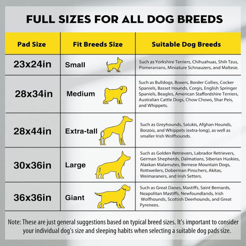 30x36in, 10 6-Layer (40 Counts) CROCI Potty Pads for Dogs XXL Charcoal Pet Pee Pads Odor-Control & Super Absorbent Up