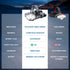 Rechargeable Headlamp, 20000 High Lumen 5 LED Head Lamp with Red White Light, IPX4 Waterproof for Outdoor Gear