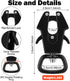Reginary 2 Pcs Frog Clip Dog Leash Clip - 360 Degree Swivel Heavy Duty Quick Release Metal Buckle