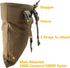 Tactical Foraging Bag, Lightweight Molle Roll Up Dump Pouch, 500D Nylon Collection Mag Pouch for Hiking