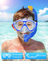Gintenco Kids Snorkel Set, Unisex Diving Mask & Anti-Fog Diving Mask with Dry Top Snorkel Combo