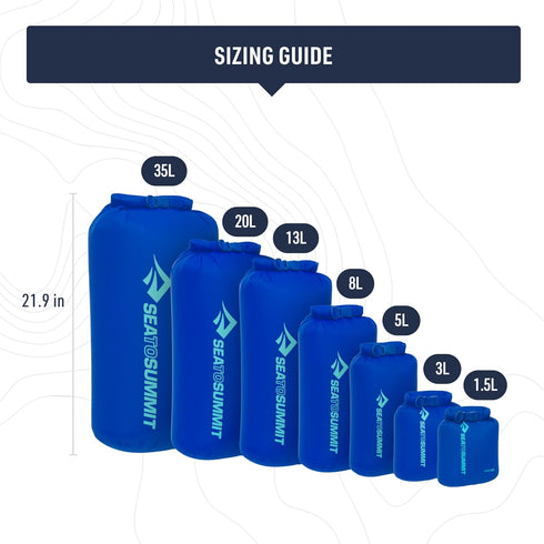 Sea to Summit Lightweight Dry Bag, Multi-Purpose Storage for Outdoor Activities