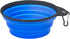 Stansport Collapsible Silicone Travel Bowls, 2 Pack in Grey and Blue, Large Size
