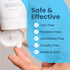 SweatBlock Super Fresh Body Powder Lotion Talc Free, Anti-Chafing, Deodorizing, Natural Ingredients, 4 fl oz