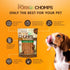 5 Inch 20 Count Pork Chomps Roasted Pork Skin Dog Chews, Mini Twists, - Long-Lasting Treats for Dogs - High Protein