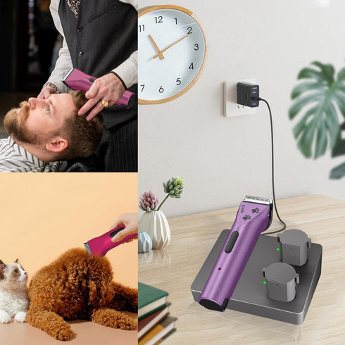 Battery Charger Stand with Type-C - Compatible with Wahl Arco and Arco SE Pet Dog Clipper Replacement Battery