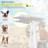 2 Pack Dog Grooming Rake, Stainless-Steel Deshedding Dematting Brush, Double Row Groomer for Easy Mats Removal
