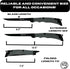 Folding Fillet Knife, 6 Inch Boning Knife, Collapsible Fishing Knife for Meat Cutting, Fishing Gear and Equipment