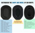Yaherik Gel Ear Pads Replacement for Walker's Hearing Protection Earmuffs with Inner Cooling Gel& Sealed Bottom Shell