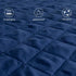Waterproof Dog Couch Cover, Anti-Slip Bed Blanket for Furniture, Washable Protector Cover for Pet, Navy Blue (30" x 70")