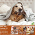 Dog Chew Toys for Aggressive Chewers, Tough Bacon Flavored Bone Toys for Medium/Large Breed Dogs