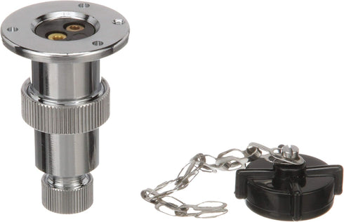 Seachoice 10161 Deck Connector – Watertight Fitting – 1-1/2 Inch Flange Diameter – 3 Amps at 12V by SEACHOICE