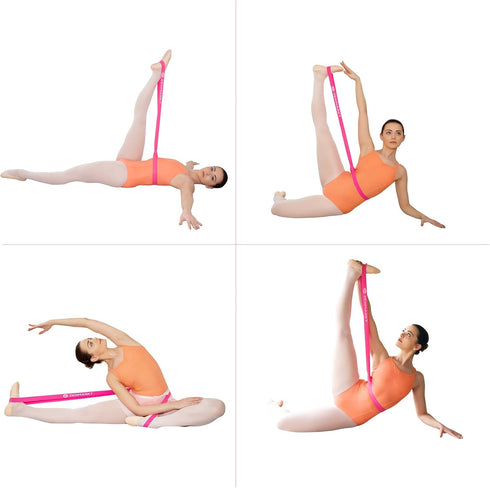 Zenmarkt Ballet Stretch Bands for Flexibility and Strength, Ideal Dance Equipment for Gymnastics, Cheerleading