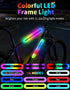11 BELEEV LED Scooter Frame Light for Night Riding, Flashing Effects, Battery Powered, Fits for Bicycles Electric Kick