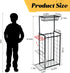 NuoyuanShen 3 Sports Equipment Organizer, Small Garage Ball Storage Rack with Elastic Straps and Hooks, Garage