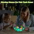100pc Luminous Stones, Glowing Rocks for Aquarium Decoration, Glow Stones for Fish Tank and Garden Pebbles, Purple