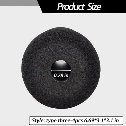 RSFCWS (6.69 3.1 3.1 Protective Pads * * in) Cushion for Exercise Equipment, Soft Foam Padding Sponge Rollers