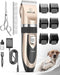 oneisall Dog Shaver Clippers, Low Noise Rechargeable Cordless Electric Hair Clippers Set for Dogs Cats Pets