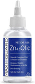Pet Ear Care Zn4.5 Otic for Dogs, Cats, Exotics, Companion Animals (4oz), Blue/White