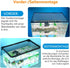 DIY Magnetic Fish Tank Lid Cover, Protective Net 37''X18'', Prevent Fish and Reptiles from Escaping