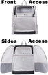Breathable Cat Backpack Carrier - Fully Ventilated Pet Carrier for Bunnies & Small Puppies, Collapsible Airline