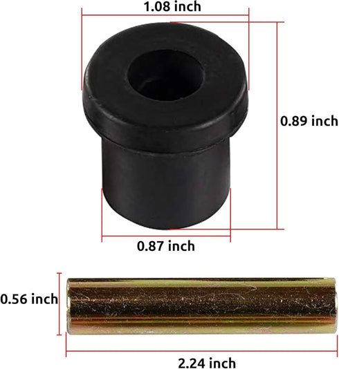 Huskey Club Car Precedent Golf Cart Rear Leaf Spring Bushing Kit for 2004-Up Gas/Electric Models