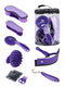 Harrison Howard Horse Grooming Kit, 7 Piece Horse Brush Set with Curry