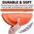 Durable Rubber Dog Flying Disc (2 Pack) - 9.25" Indestructible, Puncture & Bite Resistant for Medium Large Dogs