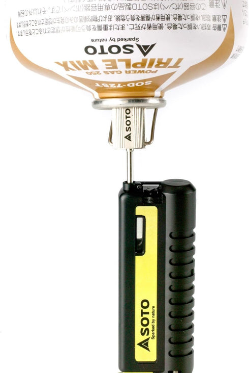 SOTO Pocket Torch, Refillable Extended Torch Lighter with Telescoping Burner Head, Electronic Ignition, Strong