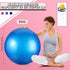 Jerify 3 Pcs Inflatable Yoga Ball for Pregnancy and Pilates with Pump and Plug for Fitness Stability Balance