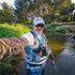 Kylebooker Lightweight Fly Fishing Chest Pack, Tackle Storage Pouch Waist Bag