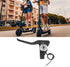 Left Brake Lever, Nylon and Metal Replacement Handle with Bell for GOTRAX Electric Scooter