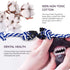 Rope Toys for Large Dogs & Puppies 4-Pack, Natural Cotton Rubber Tug-of-War Toy Set, Tough Dog Toys for Aggressive