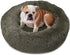 nononfish Dog Bed Mat for Medium Dogs, Army Green Orthopedic Pet Bed, 30x30x7 inches, Washable