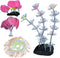 NIHUIFA Fishtank Artificial Plant Landscape Fish Tanks Decorations for Aquariums Terrarium Shrimp Fluorescence