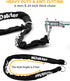 NDakter Heavy Duty Motorcycle Locks, 18mm Anti Theft Lock with 4FT Chain for Scooter, Ebike, Moped