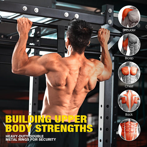 Pull Up Assistance Bands, Adjustable Heavy Duty Resistance Bands for Pull Up Bar Workout, Home Gym Fitness