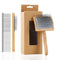 Dog Slicker Brush for Long Haired Dogs, Ergonomic Wooden Handle Grooming Brush for Goldendoodles, Wood