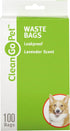 Pet Lavender Scent Doggy Waste Bags, 100-Count, Quick-Tie Handles