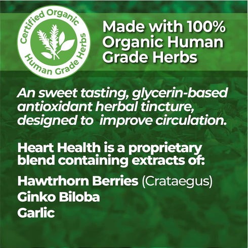 Animal Essentials Heart Health Supplement for Dogs & Cats - 2 Fl Oz, Organic Hawthorn Berry