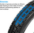 SOGIME 12.5 x 2.25 Tire Inner Tube, 12 1/2 x 2 1/4 E-Bike Tire and Tube with Angled Valve Stem, Black 2 Pack