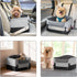 4 25lbs A Pet Dog Car Seats for Small Dogs Under Safety Travel Booster Seat with Patent Buckles, Adjustable Leash