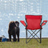 Ynredee Portable Camping Chair,Folding Outdoor Beach Camp Chair with Side Pocket and Cup Holder,Carry Bag