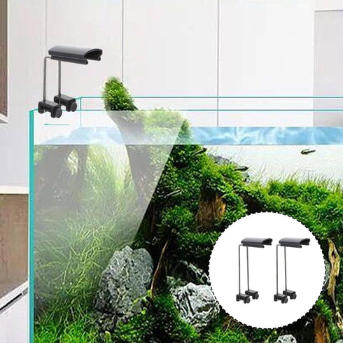 2pcs Fixtures Lamp Holders Light Rack Professional Led Support Accessories Decoration Tank Grass Water for Holder