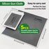 12'' 12'' Silicon Gun Cloth Gun Cleaning Cloths Lint Free - Gun Cleaning Wipes with Silicon Gray Gun Cleaning Rags