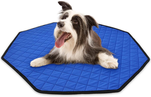 Dog Playpen Mat Pee Pad for Puppy Cat, Octagon Shape, Non-Slip Washable Whelping Pads, Leakproof Potty Training