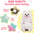 Pink Puppy Toys for Boredom - 23 Pack Chew Toys for Teething, Interactive Toys for Puppies, Cute Small Toys with Treat