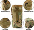Gogoku 3 Pack Pack Molle Pouch Combo Water Bottle Pouch Holder Tactical Molle Pouches Compact Utility Waist Bag