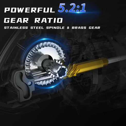 Spinning Fishing Reel, 13+1BB Saltwater, Ultra Smooth Powerful Reels
